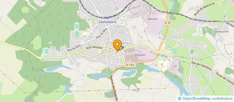 localisation de l'entreprise MVG IMMOBILIER  COMMENTRY