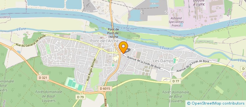 localisation de l'entreprise MVH  PONT-DE-L'ARCHE