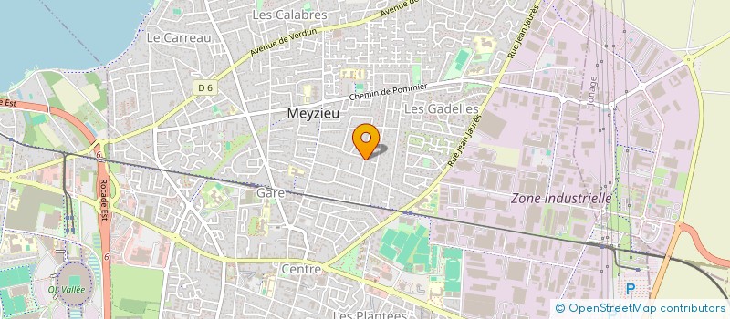 localisation de l'entreprise MVH IMMO  MEYZIEU