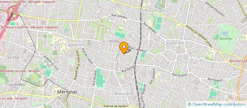 localisation de l'entreprise MVH IMMOBILIER  BORDEAUX