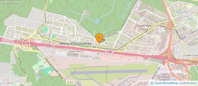 localisation de l'entreprise MVHL CONCEPT à VELIZY-VILLACOUBLAY