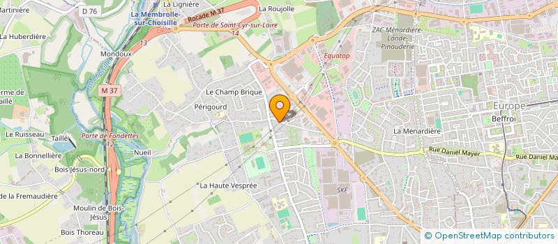 localisation de l'entreprise MVHOME  SAINT-CYR-SUR-LOIRE