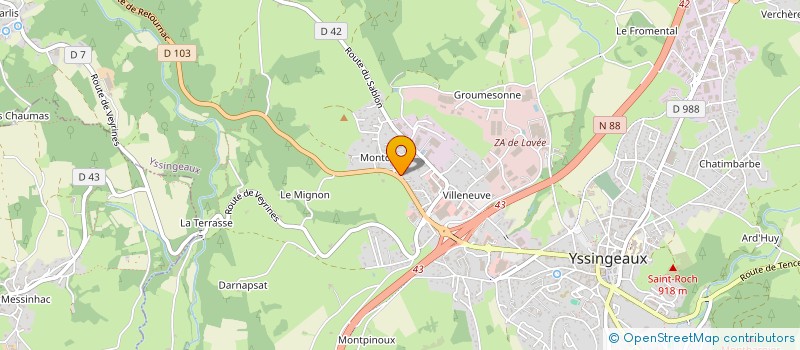 localisation de l'entreprise MVI  LAPTE