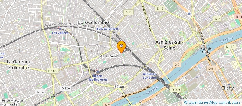 localisation de l'entreprise MVI CONSULTING  ASNIERES-SUR-SEINE