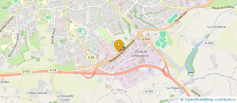 localisation de l'entreprise MVI MACONNERIE  SAINT-LO