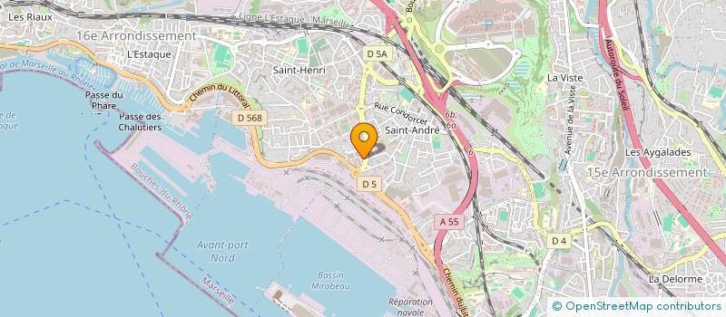 localisation de l'entreprise MVI TRANSPORTS à MARSEILLE
