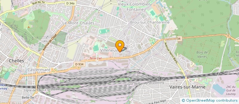 localisation de l'entreprise MVIC  CHELLES