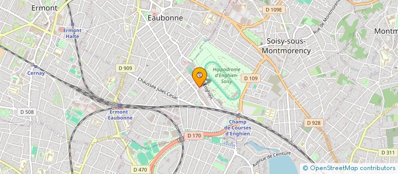 localisation de l'entreprise MVII ALIMENTATION à EAUBONNE