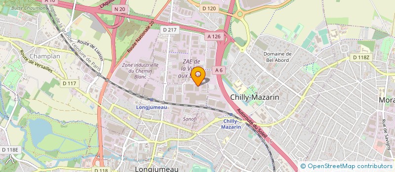 localisation de l'entreprise MVISION à LONGJUMEAU