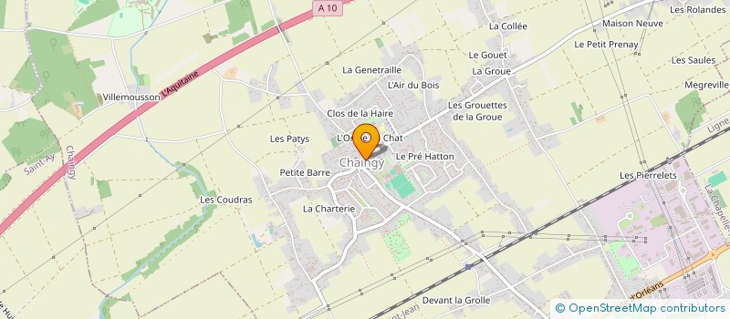 localisation de l'entreprise MVJ 45 COORDINATION DE SOINS à CHAINGY