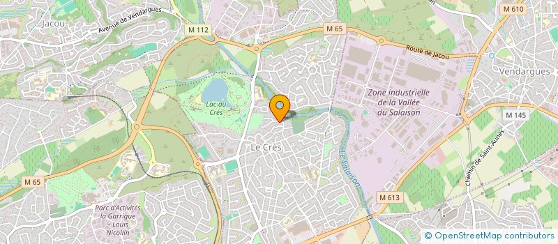 localisation de l'entreprise MVJ  LE CRES