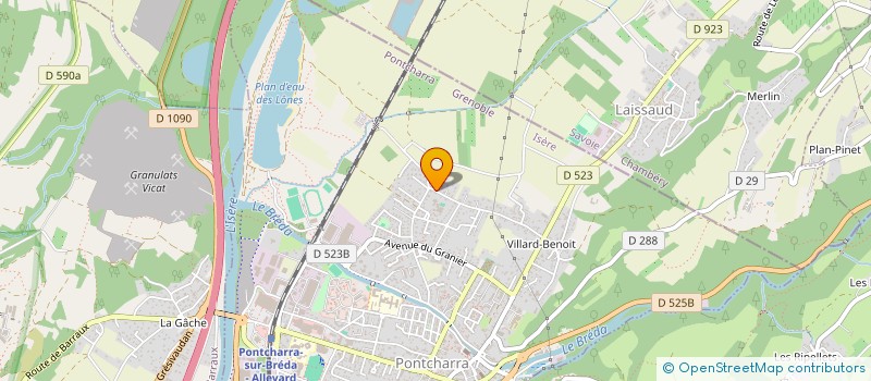 localisation de l'entreprise MVJ  PONTCHARRA