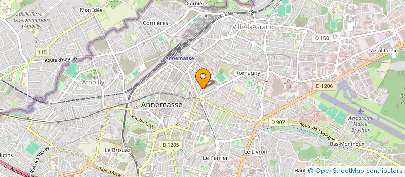 localisation de l'entreprise MVJ PLOURDE à ANNEMASSE