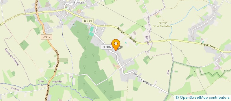 localisation de l'entreprise MVJD  BERSEE