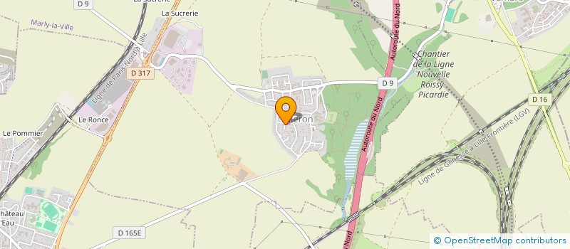 localisation de l'entreprise MVK CONSTRUCTION  VILLERON