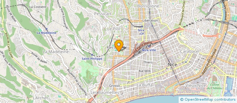localisation de l'entreprise MVL à NICE