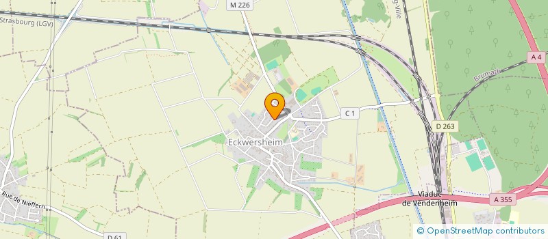 localisation de l'entreprise MVL  ECKWERSHEIM