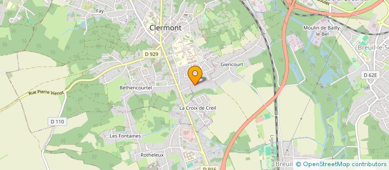 localisation de l'entreprise MVL  CLERMONT