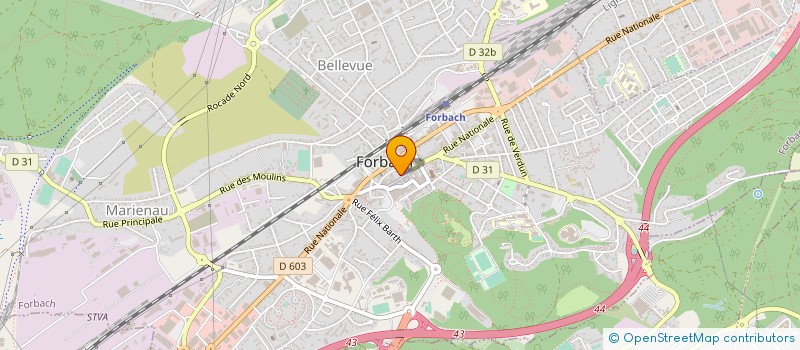 localisation de l'entreprise MVL ASSURANCES  FORBACH