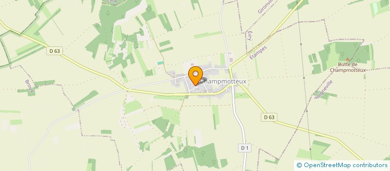 localisation de l'entreprise MVL FERMETURES  CHAMPMOTTEUX