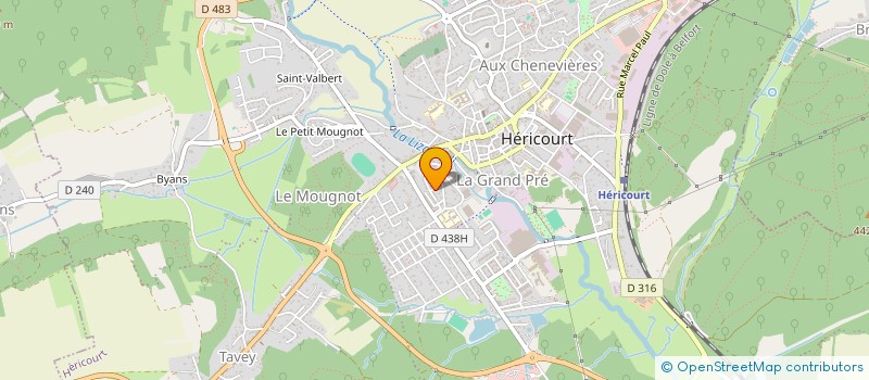 localisation de l'entreprise MVL IMMO SALBERT  COISEVAUX