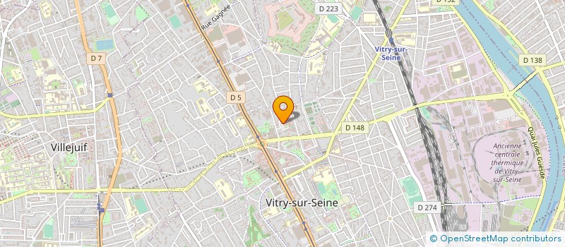 localisation de l'entreprise MVL-PUB à VITRY-SUR-SEINE