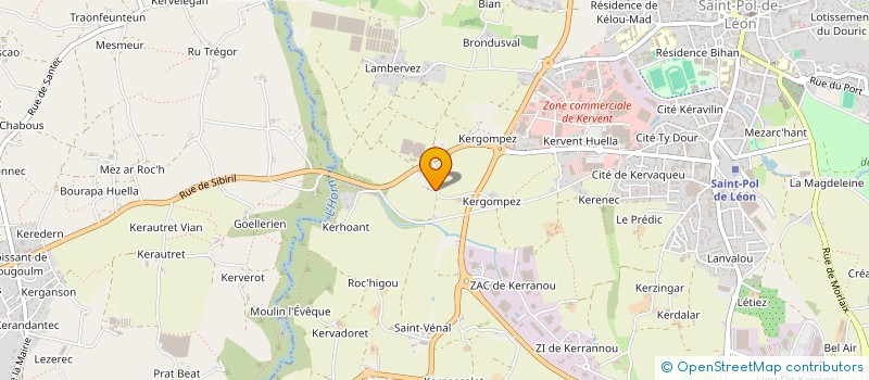 localisation de l'entreprise MVLMAG  SAINT-POL-DE-LEON