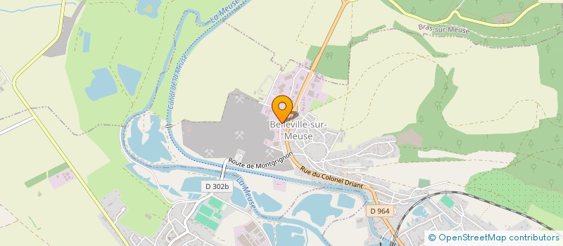 localisation de l'entreprise MVM 55 à BELLEVILLE-SUR-MEUSE