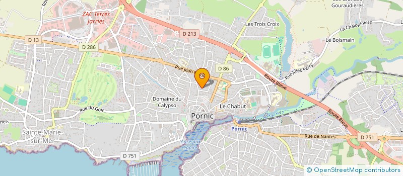 localisation de l'entreprise MVM  PORNIC