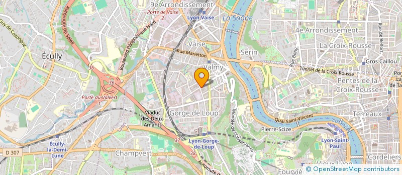 localisation de l'entreprise MVM CONSULTANT à LYON