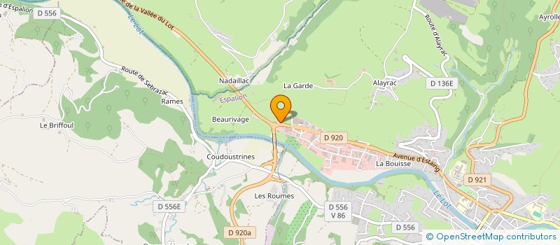 localisation de l'entreprise MVM ESPALION à ESPALION