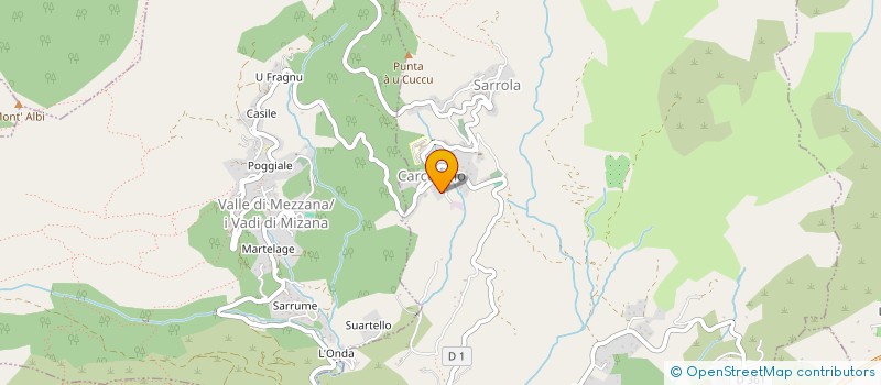 localisation de l'entreprise MVM GAMMA à SARROLA-CARCOPINO