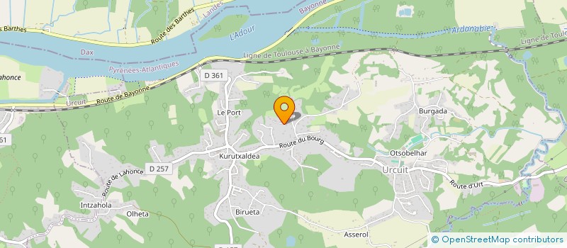 localisation de l'entreprise MVM INVEST  SEIGNOSSE