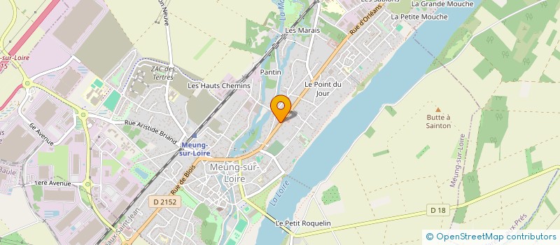 localisation de l'entreprise MVM RAVALEMENT à MEUNG-SUR-LOIRE