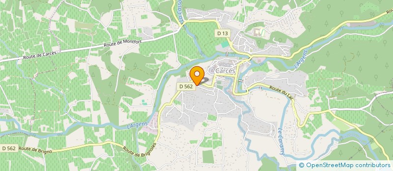 localisation de l'entreprise MVM-VAR  CARCES