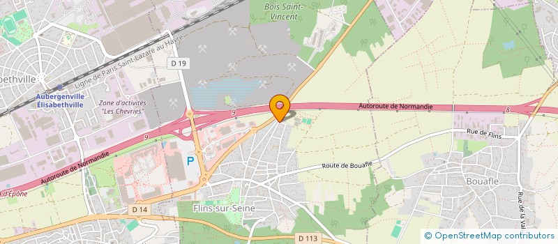 localisation de l'entreprise MVME  FLINS-SUR-SEINE