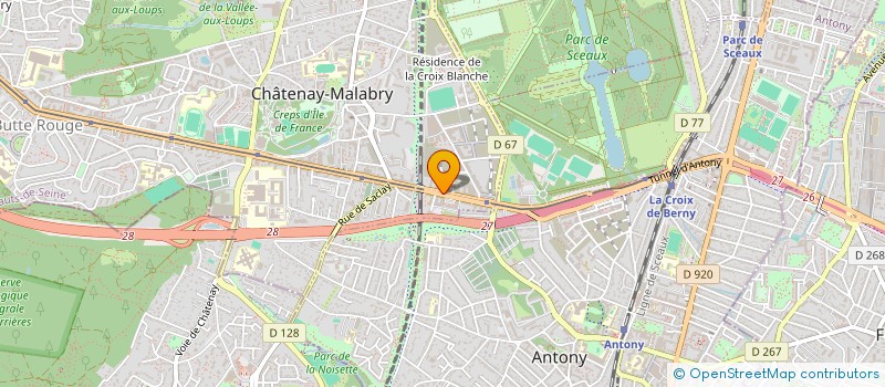 localisation de l'entreprise MVMED AGENCY à CHATENAY-MALABRY