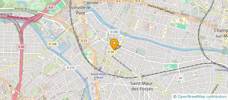 localisation de l'entreprise MVMM à SAINT-MAUR-DES-FOSSES