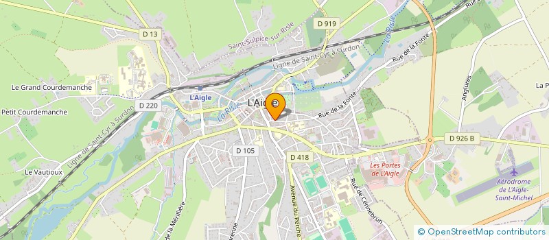 localisation de l'entreprise MVO à L'AIGLE