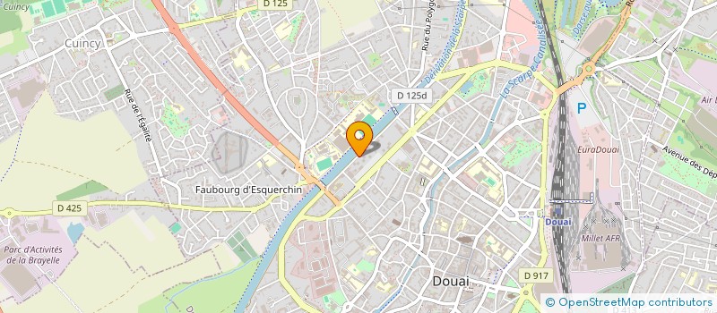 localisation de l'entreprise MVOD à DOUAI