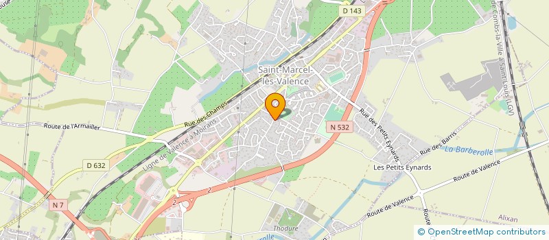 localisation de l'entreprise MVP à SAINT-MARCEL-LES-VALENCE