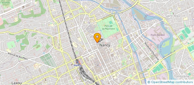 localisation de l'entreprise MVP  NANCY