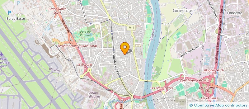 localisation de l'entreprise MVP  BLAGNAC