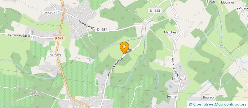 localisation de l'entreprise MVP  SADIRAC