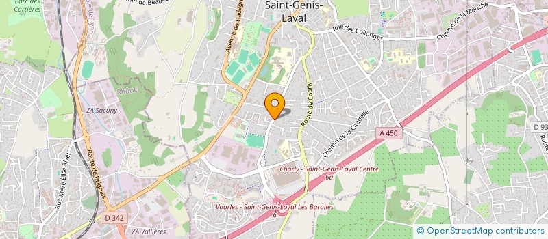 localisation de l'entreprise MVP ARNAUD SARL  SAINT-GENIS-LAVAL