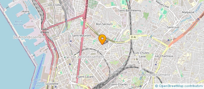 localisation de l'entreprise MVP CONSTRUCTIONS à MARSEILLE