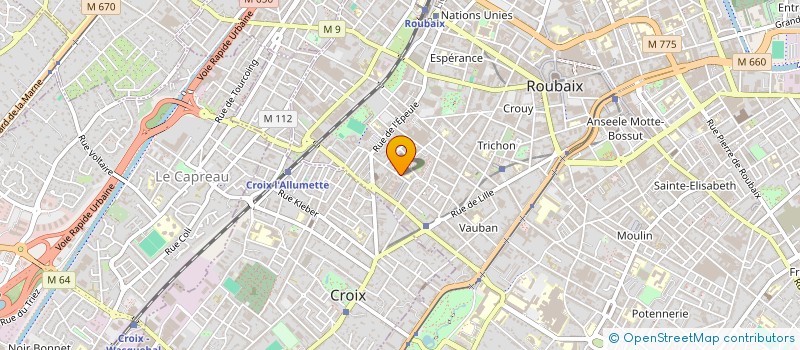 localisation de l'entreprise MVP CONSULTING  ROUBAIX