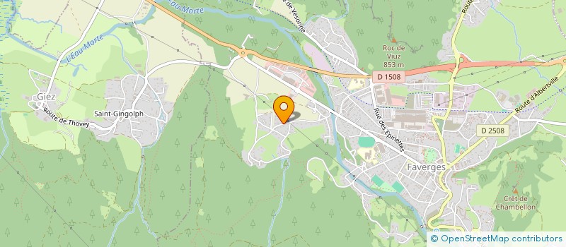 localisation de l'entreprise MVP IMMO  FAVERGES-SEYTHENEX