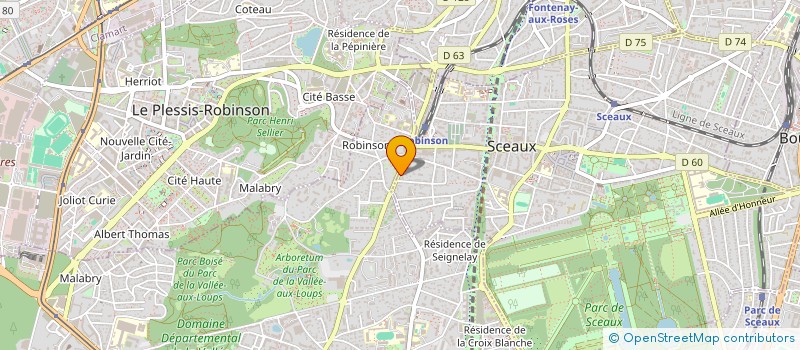 localisation de l'entreprise MVP PARIS IMMO à SCEAUX