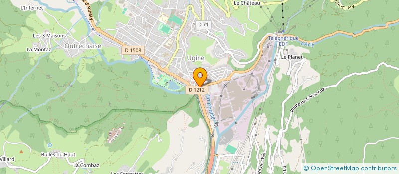 localisation de l'entreprise MVP PRO  UGINE